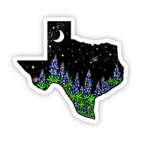 Big Moods Texas Night Vinyl Sticker