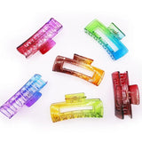 Tie Dye Rectangle Hair Claw Clips