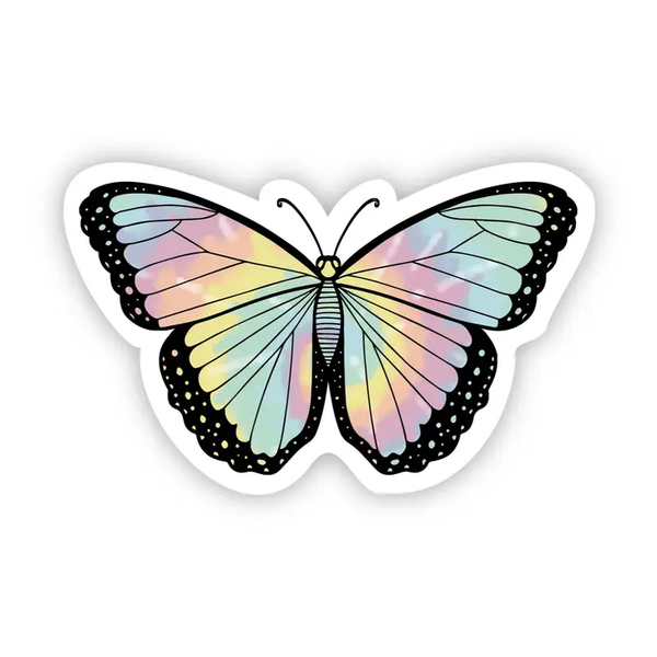 Big Moods Tie Dye Butterfly Vinyl Stickers