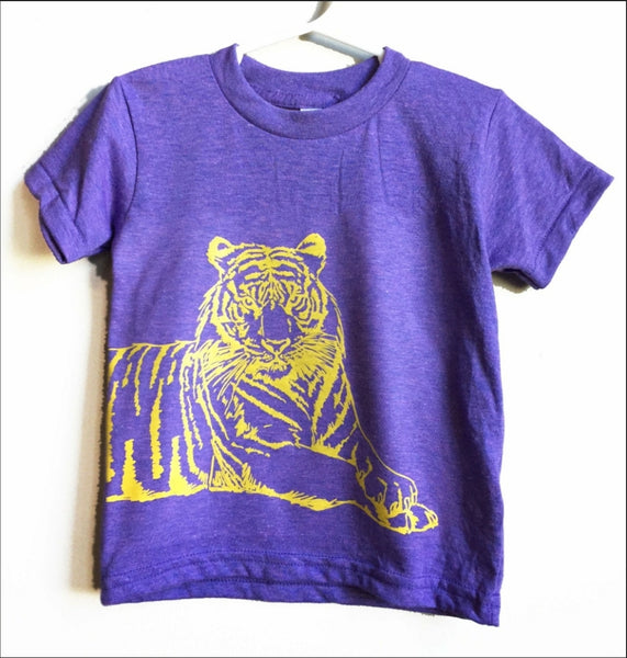 Little Black Tutu Tiger Unisex Toddler Tee, 3T