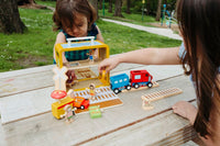 Jack Rabbit Creations Suitcase Series - Train Station Playset