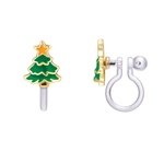 Girl Nation Holiday Clip-On Cutie Earrings - Oh Christmas Tree