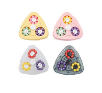 Triangular Puzzle Bead Fidget Spinner