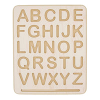 BeginAgain Wooden Letter Tracing Boards with Stylus