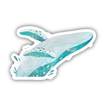 Big Moods Cute Whale Vinyl Sticker