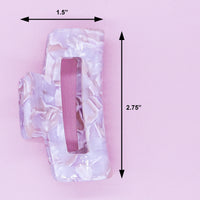 White Pearl Claw Hair Clip