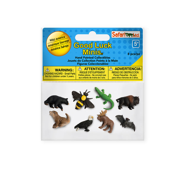 Safari Ltd. Good Luck Mini Figurine Fun Pack - Wild America