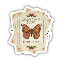 Big Moods 'Wildflower Seeds' Vinyl Sticker