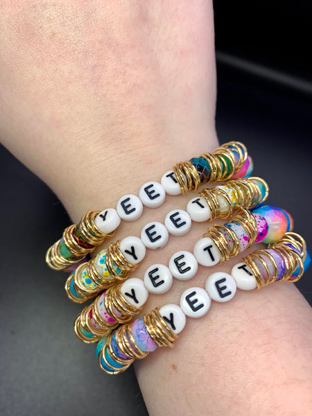 Beaded Yeet Stretch Bracelets
