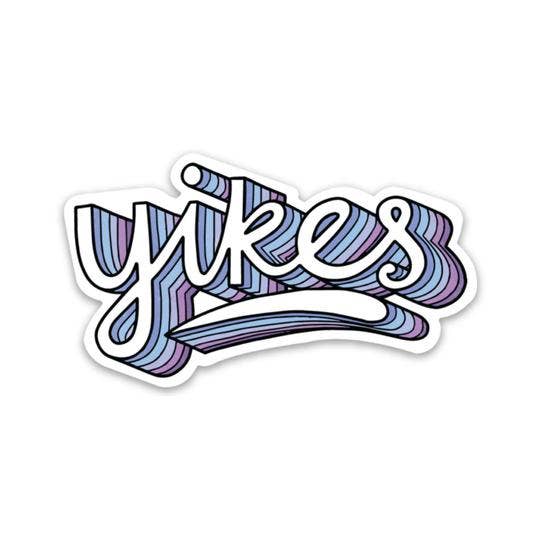 Big Moods 'Yikes' Vinyl Sticker
