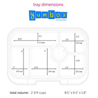 Yumbox Original Leakproof Bento Box - Matcha Green with Monster Tray